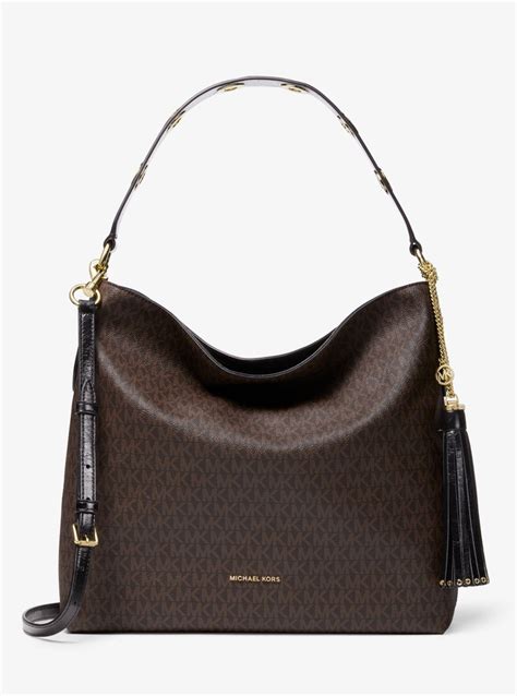 michael kors brooklyn large logo|michael kors brooklyn shoulder bag.